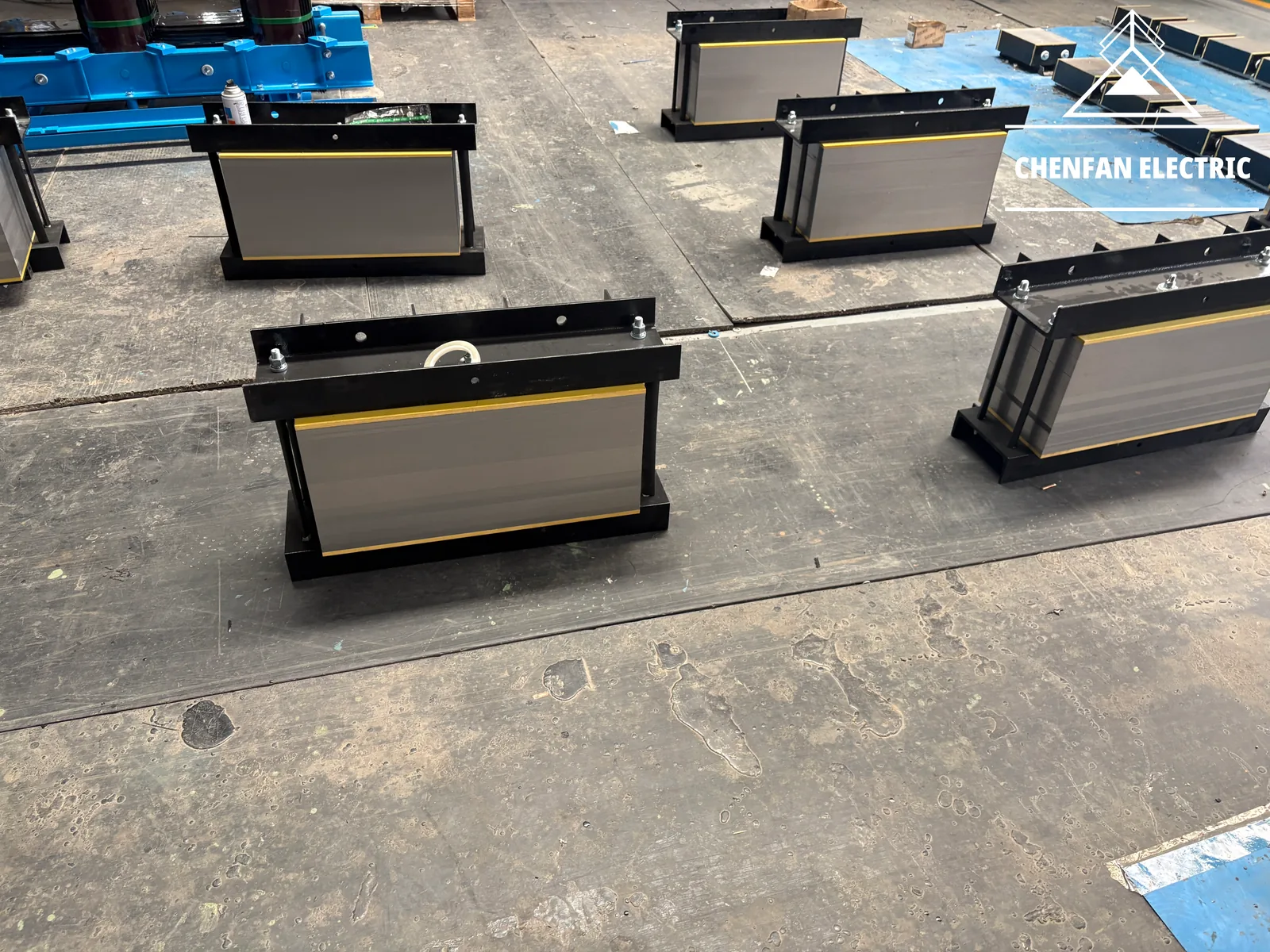 Laminated reactor cores manufactured for a Brazilian customer