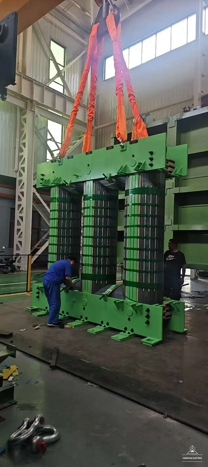 Core handling in the workshop