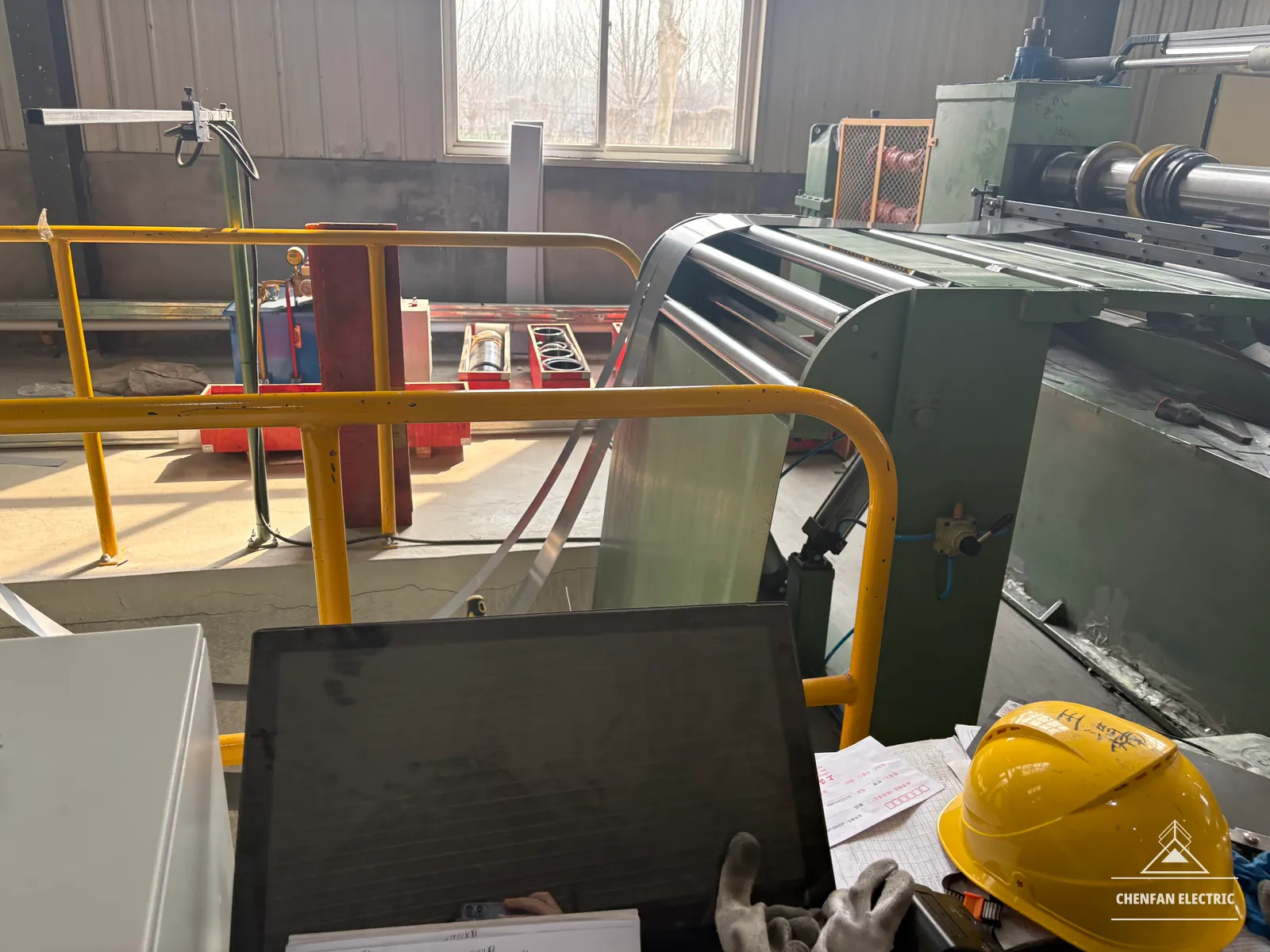 Transformer core manufacturing control station