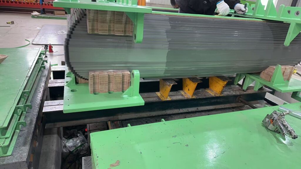 CRGO transformer core slitting machine in factory