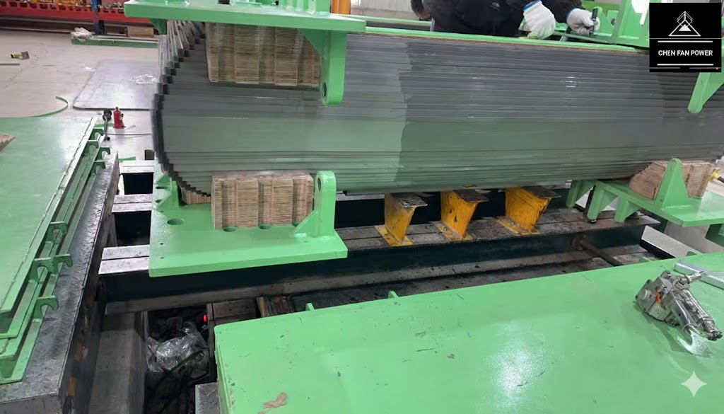 High-efficiency fully mitered CRGO transformer core manufacturing process