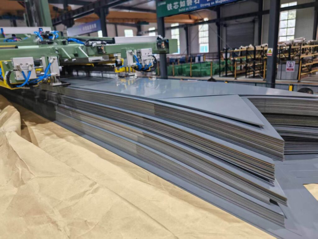 Detailed view of power transformer core