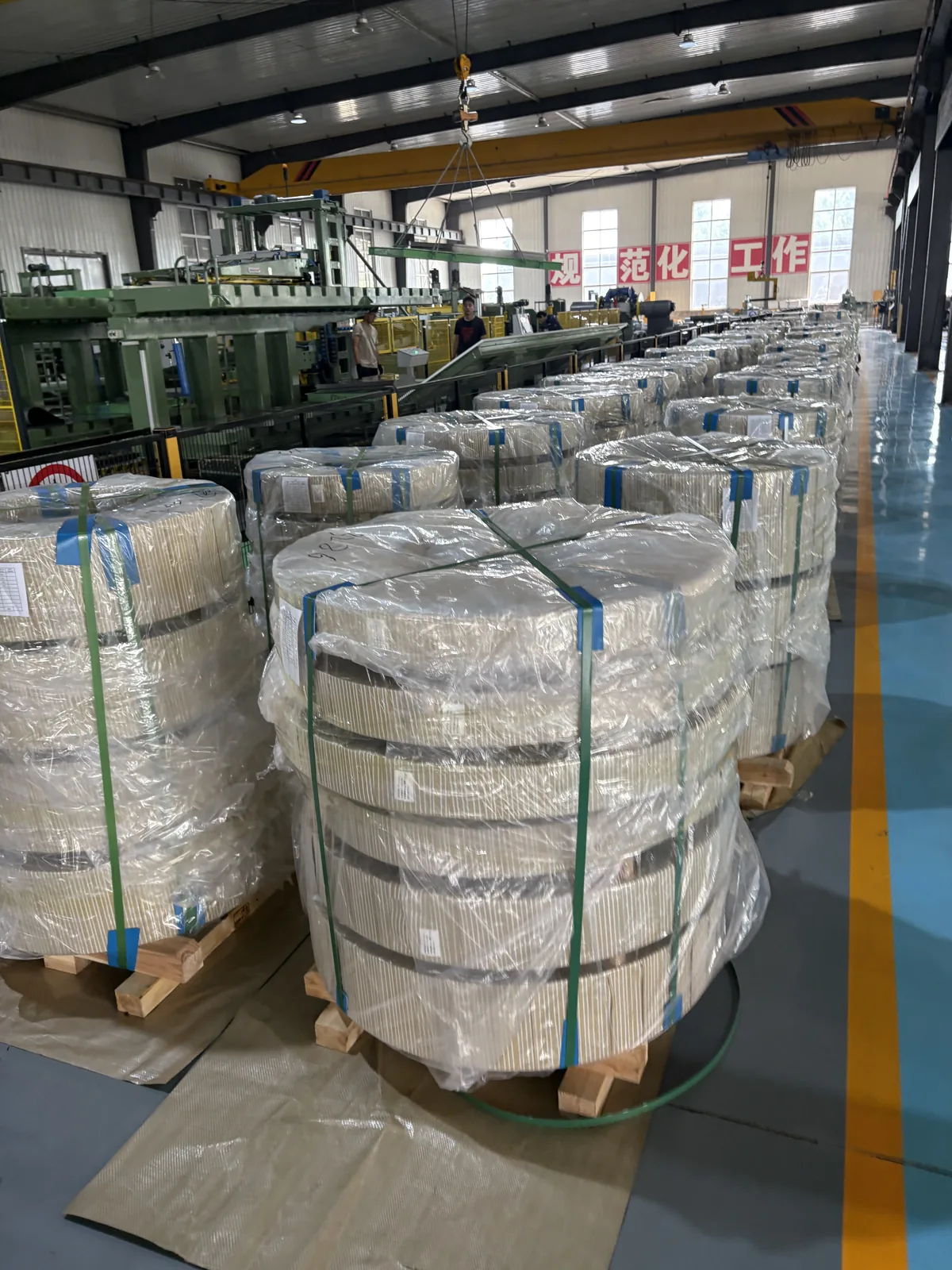 CRGO GOES slitted coils for transformer core production